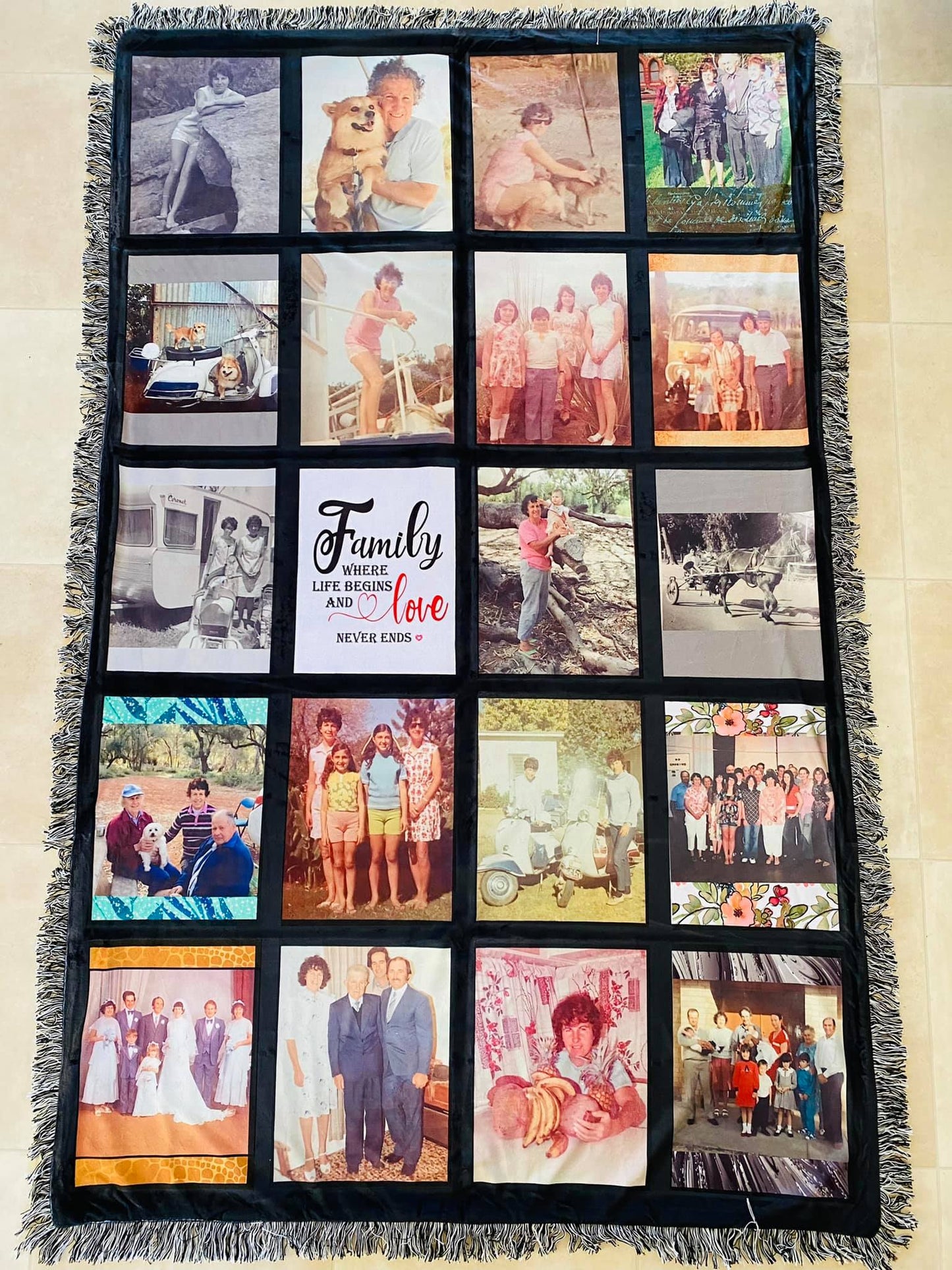 Memory Throw Blanket