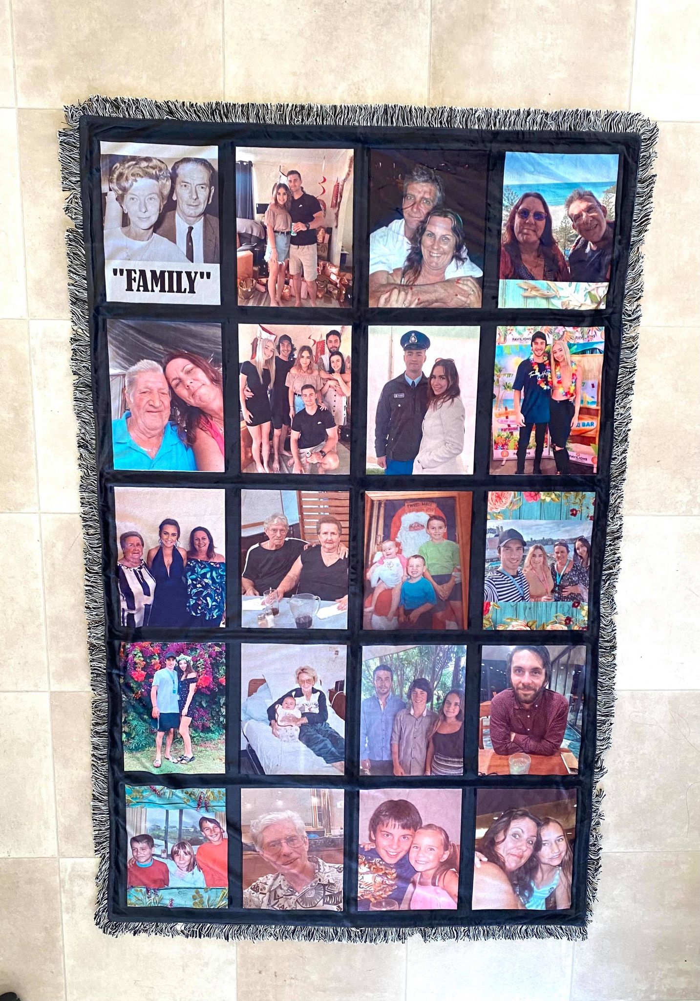 Memory Throw Blanket