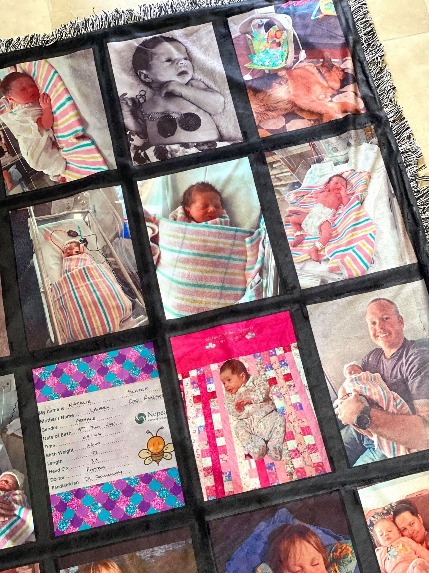 Memory Throw Blanket