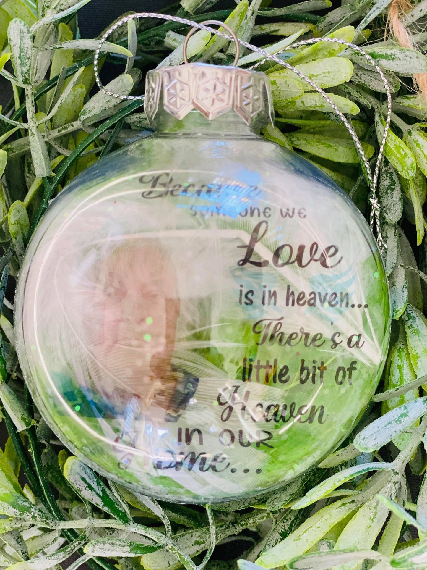 Christmas PHOTO Memorial Baubles