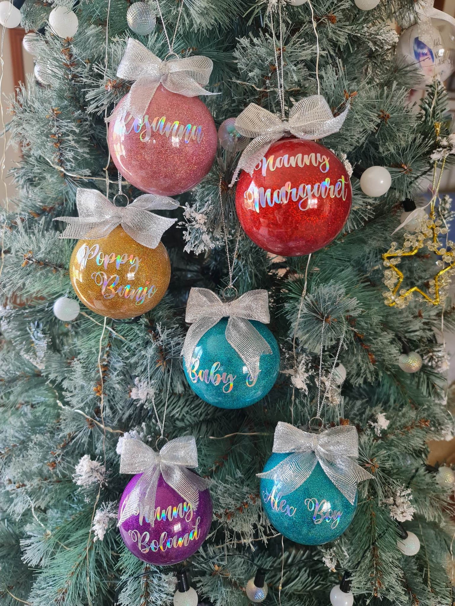 Christmas -Glitter- Baubles