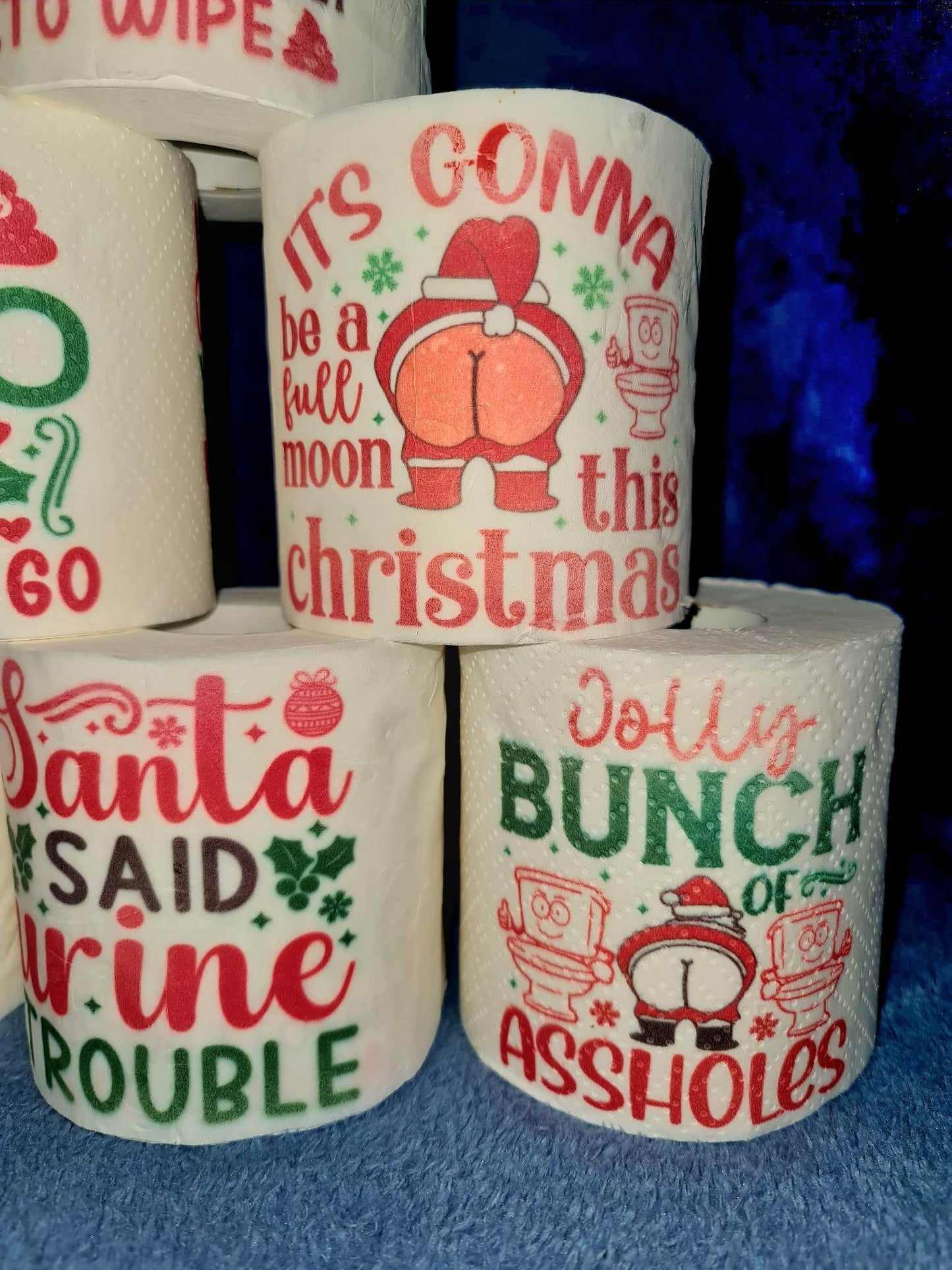 ChristmASS funny toilet paper