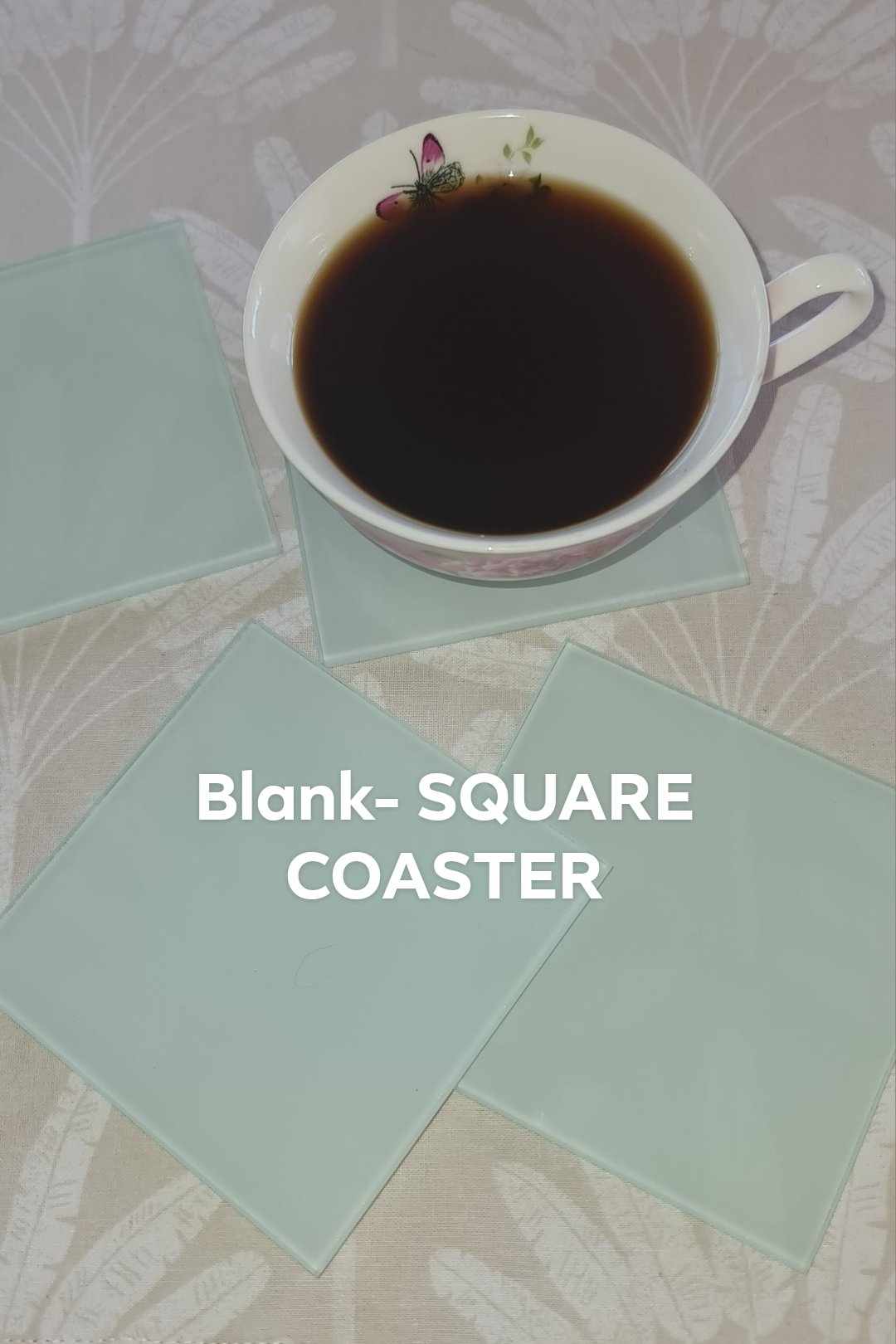 Coaster-Tempered Glass