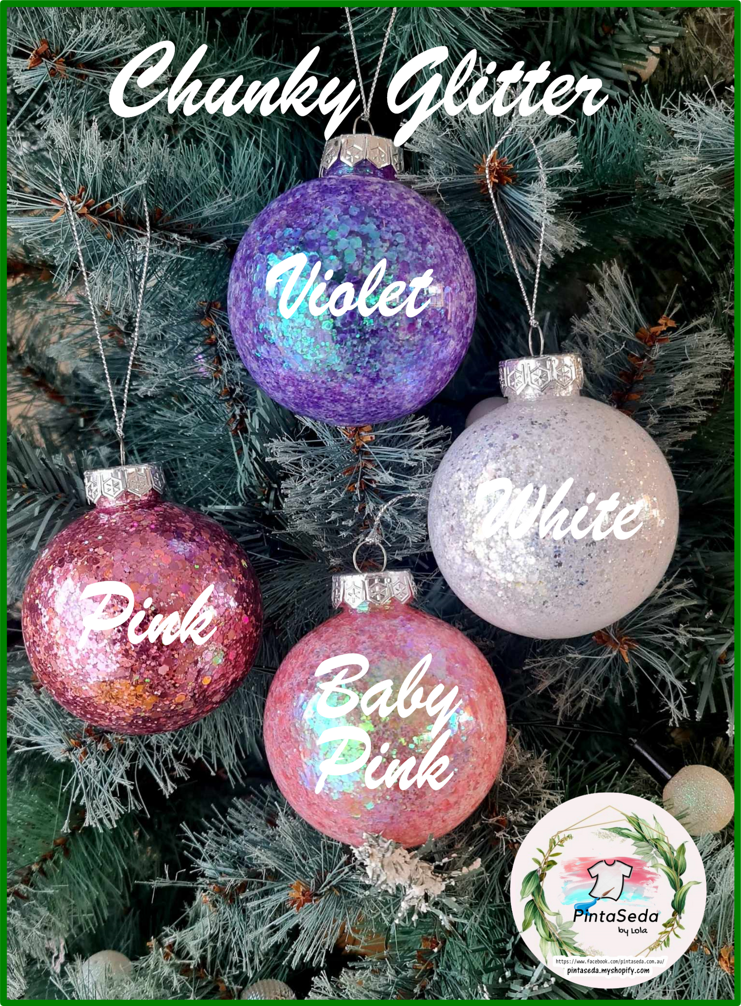 Christmas -Glitter- Baubles