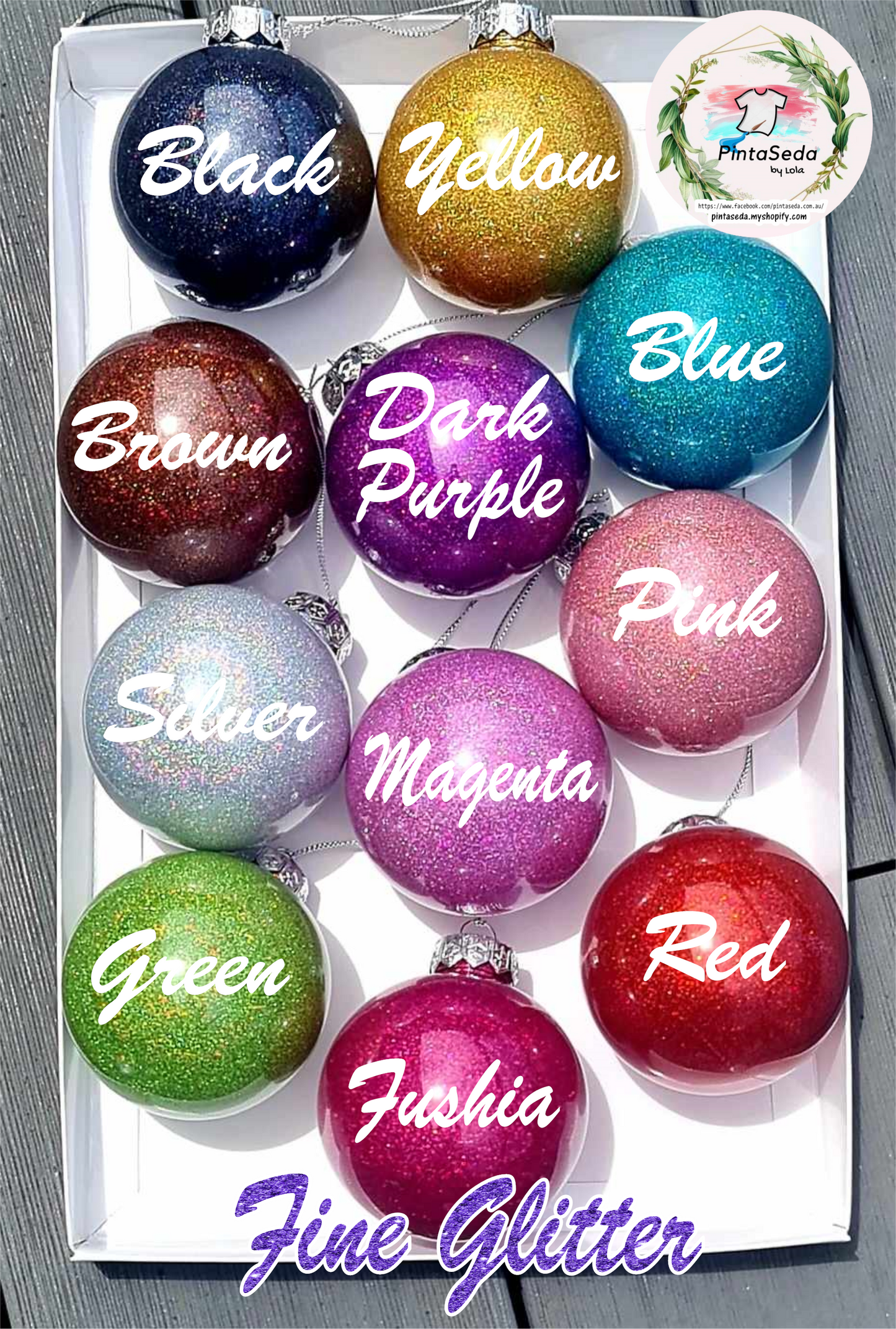 Christmas -Glitter- Baubles