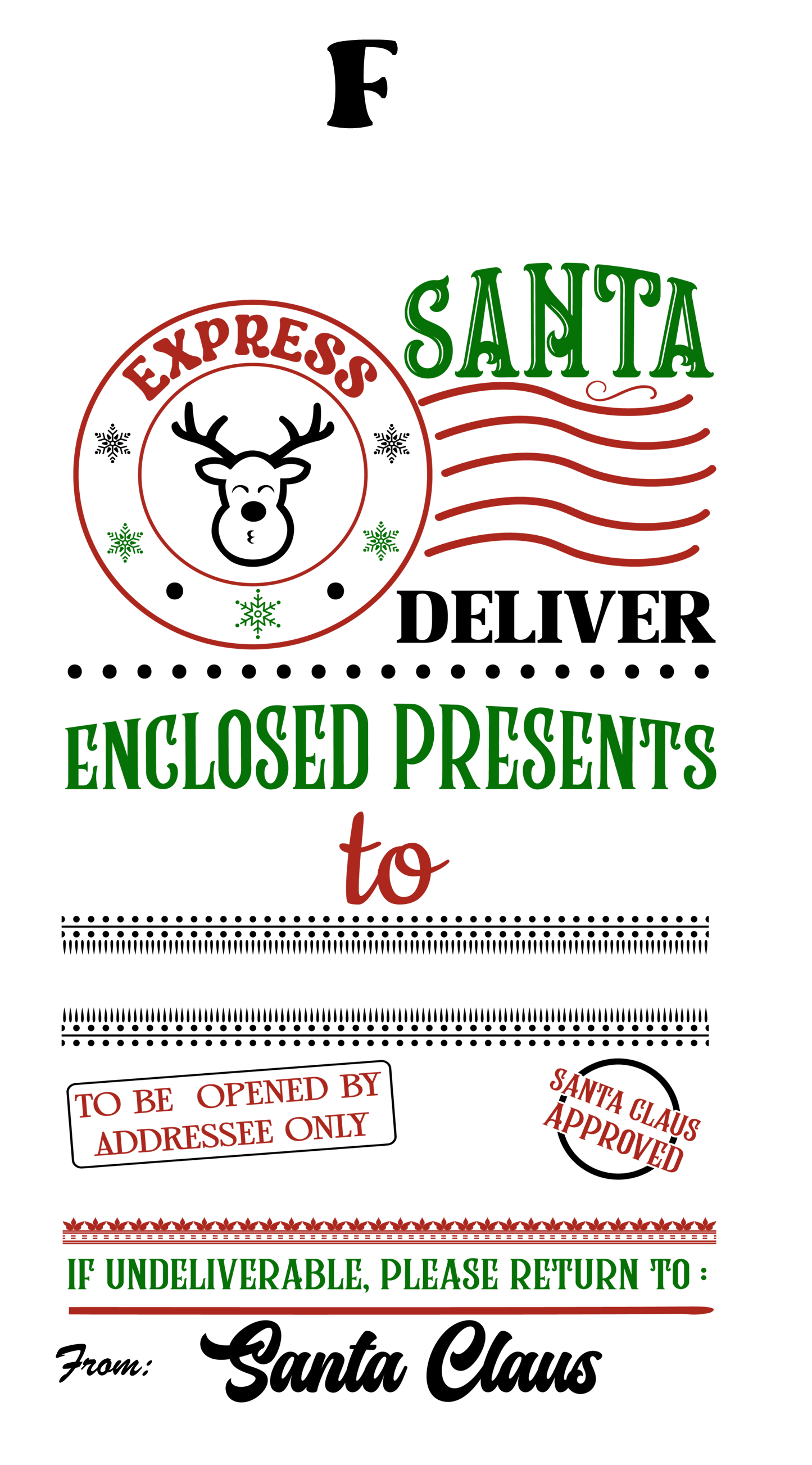 Santa's gift sack