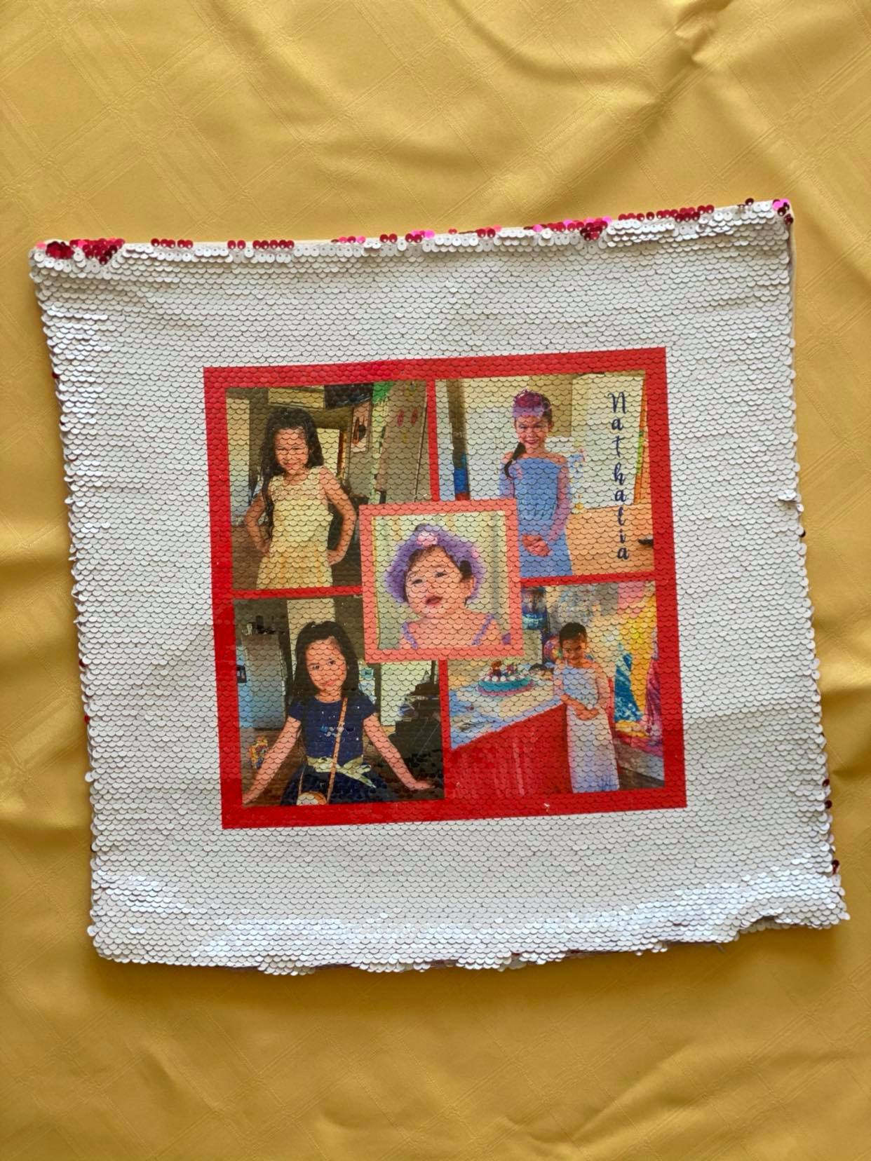 Pillow: Sequins Pillow: Reversible