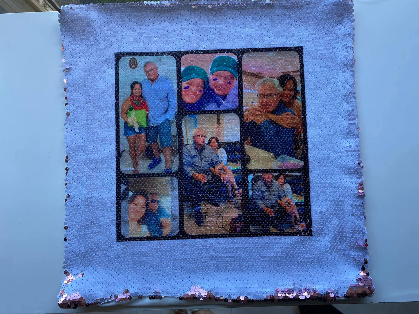 Pillow: Sequins Pillow: Reversible