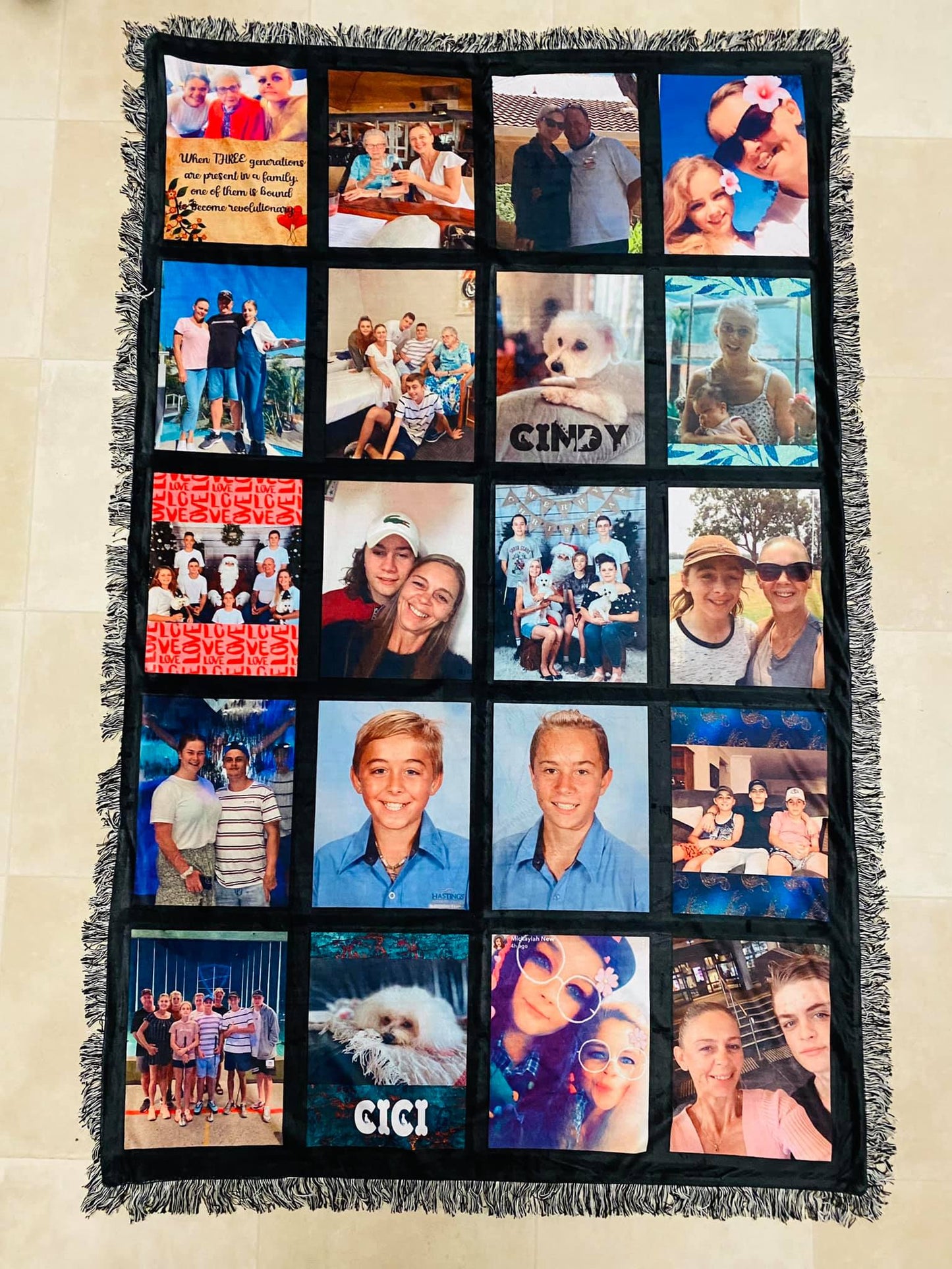 Memory Throw Blanket