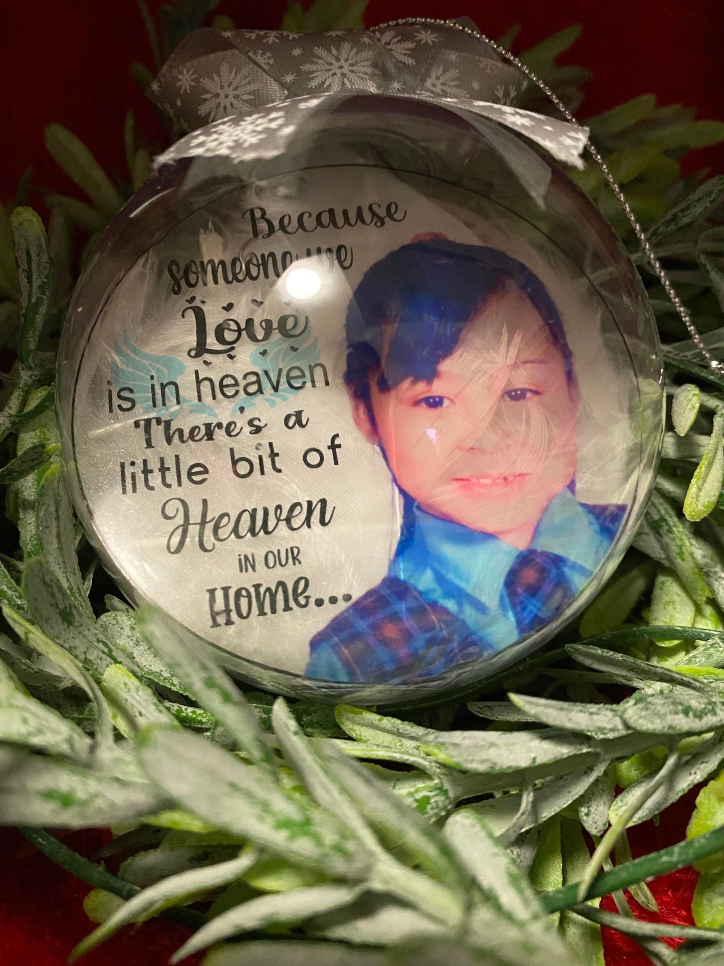 Christmas PHOTO Memorial Baubles