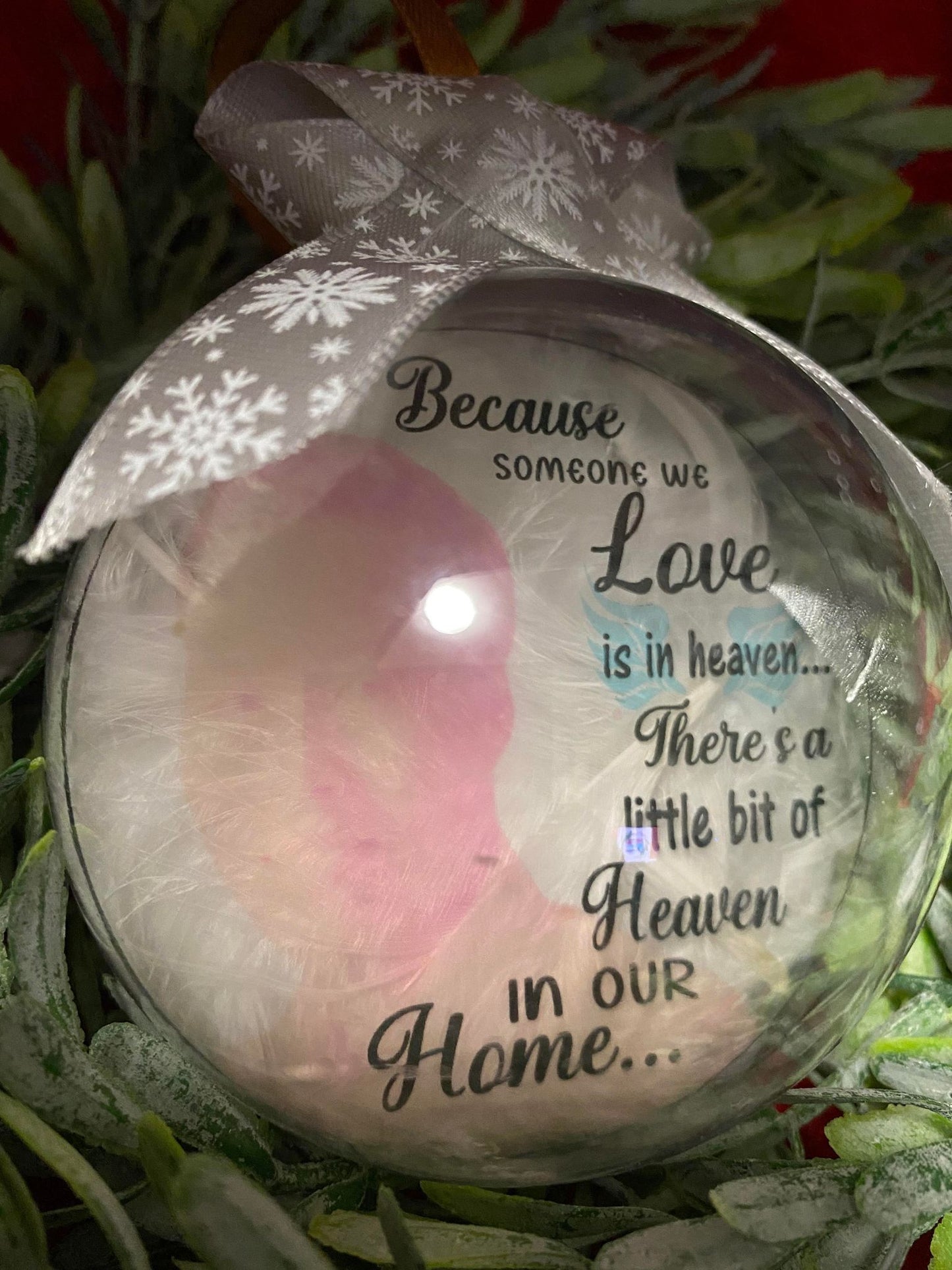 Christmas PHOTO Memorial Baubles