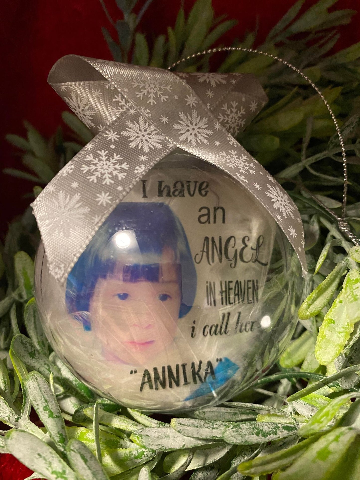 Christmas PHOTO Memorial Baubles