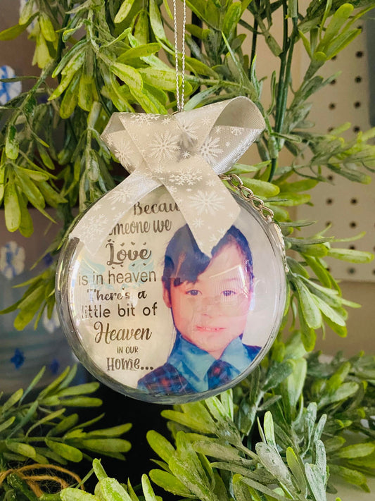 Christmas PHOTO Memorial Baubles