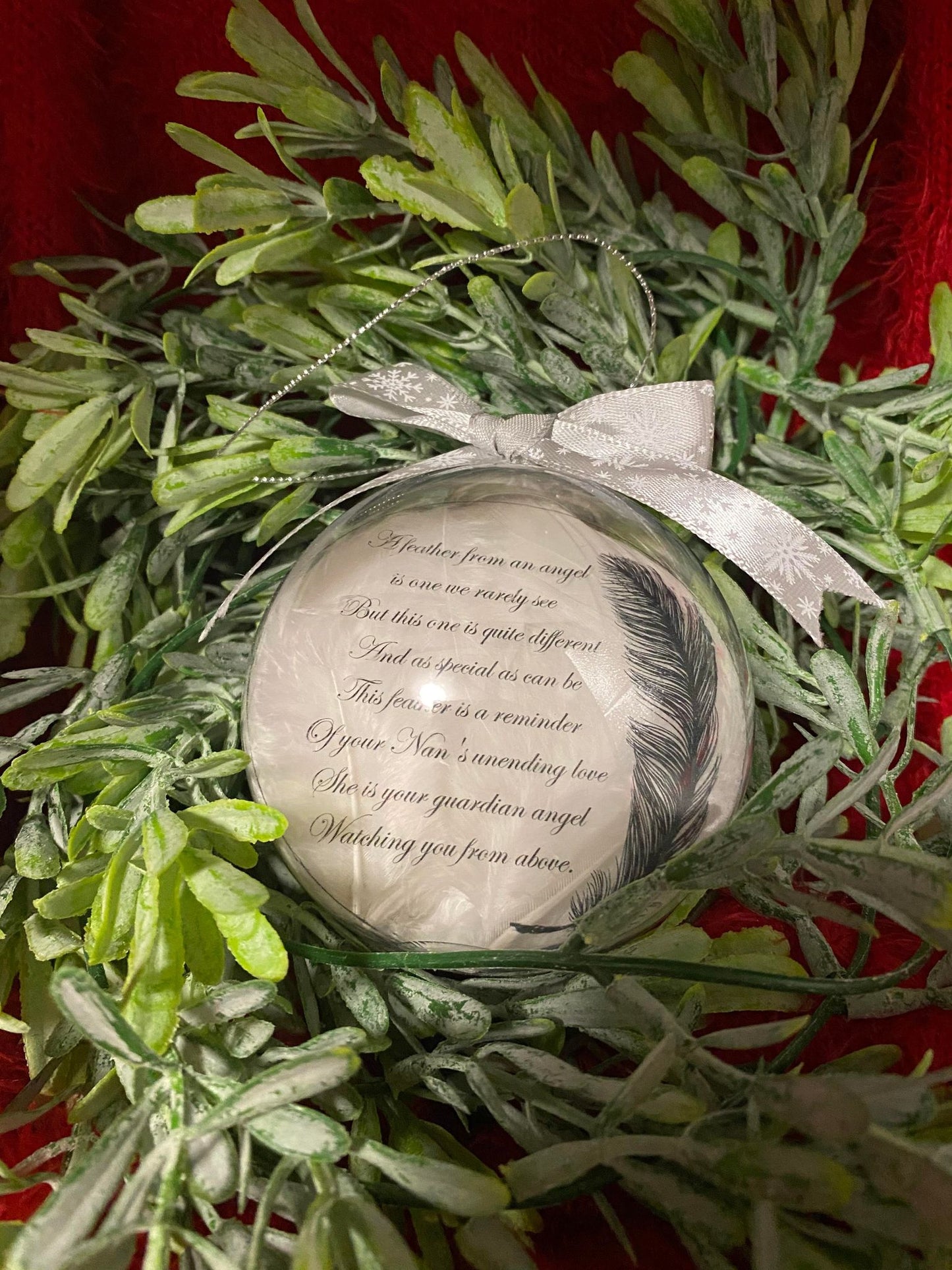 Christmas PHOTO Memorial Baubles