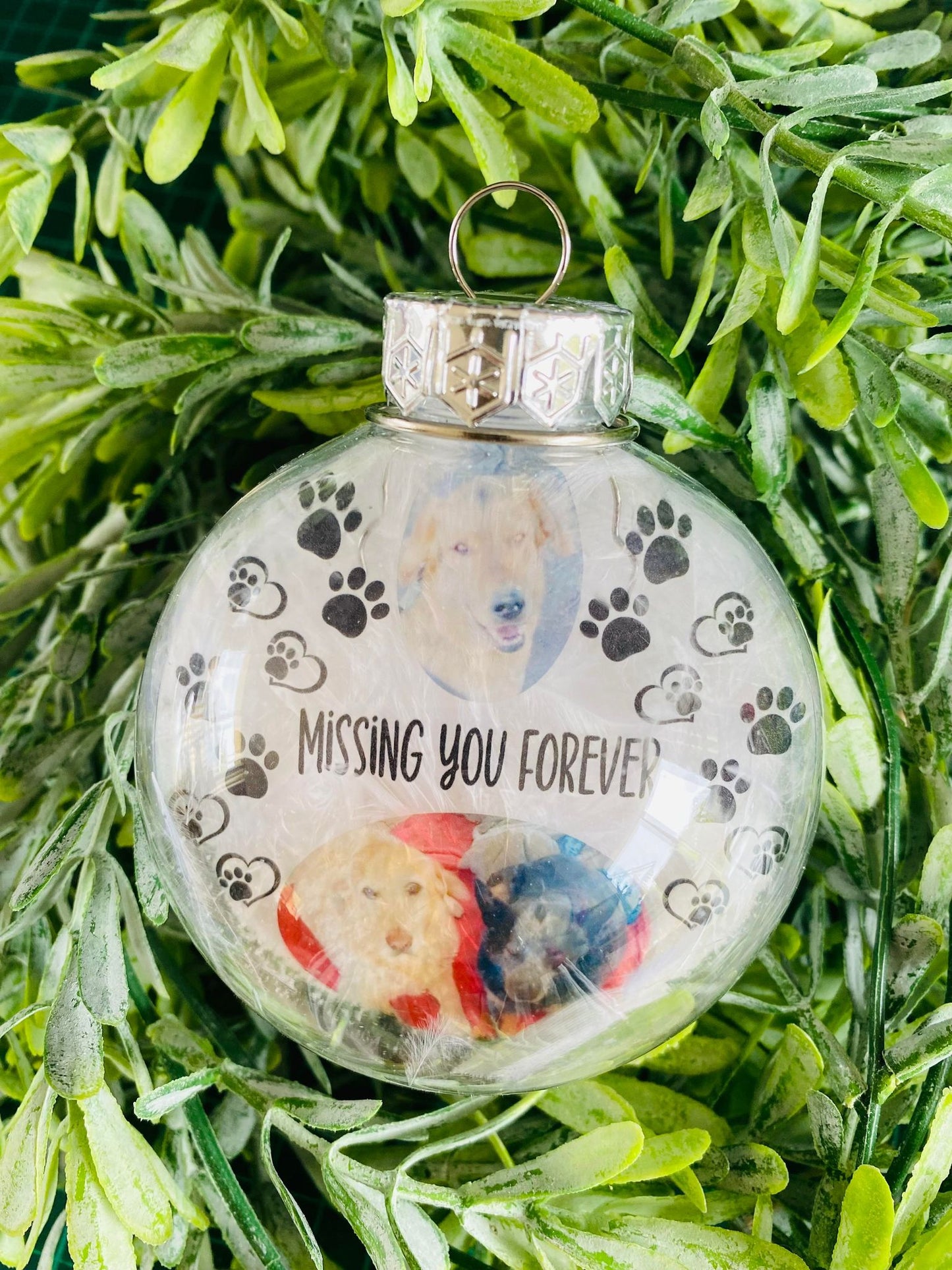 Christmas PHOTO Memorial Baubles