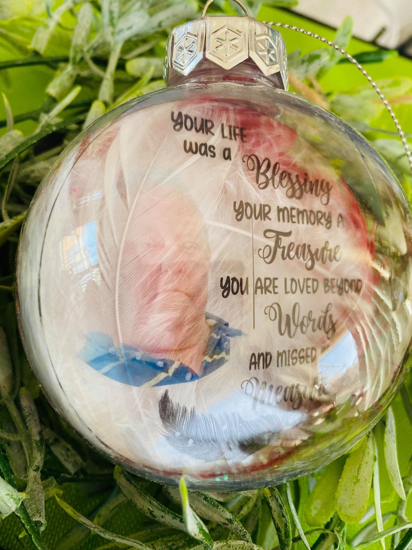 Christmas PHOTO Memorial Baubles