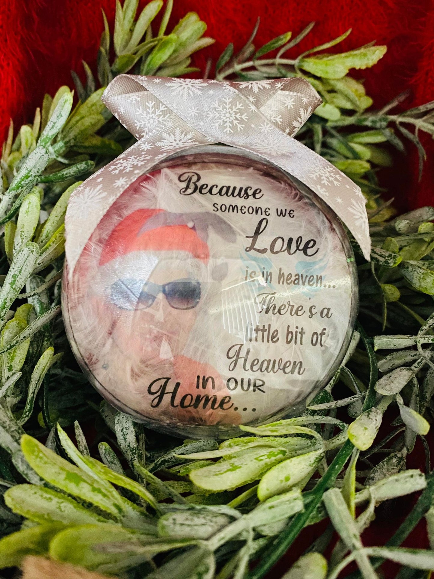 Christmas PHOTO Memorial Baubles