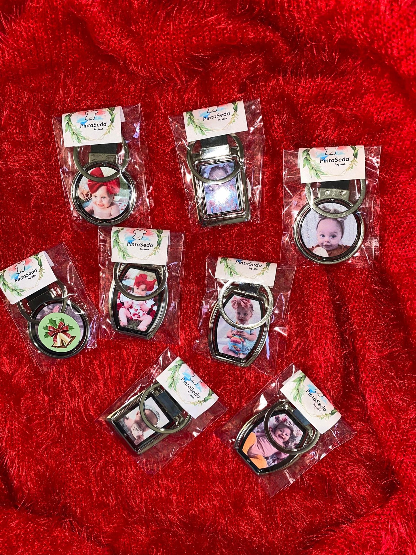 Key ring: Cylindrical metal shape