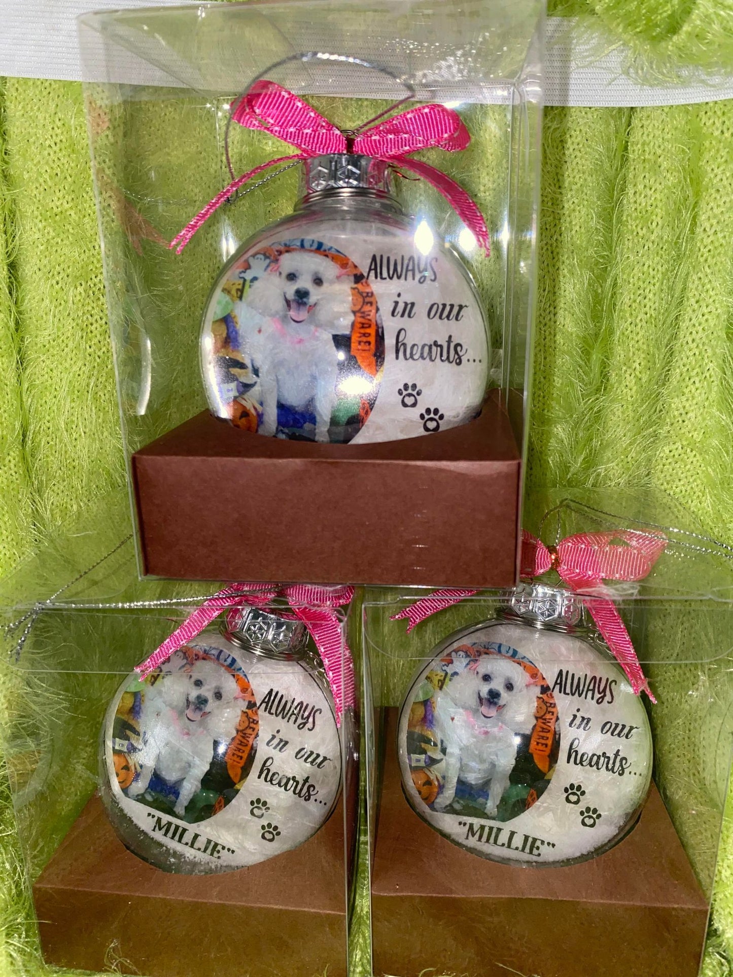Christmas PHOTO Memorial Baubles