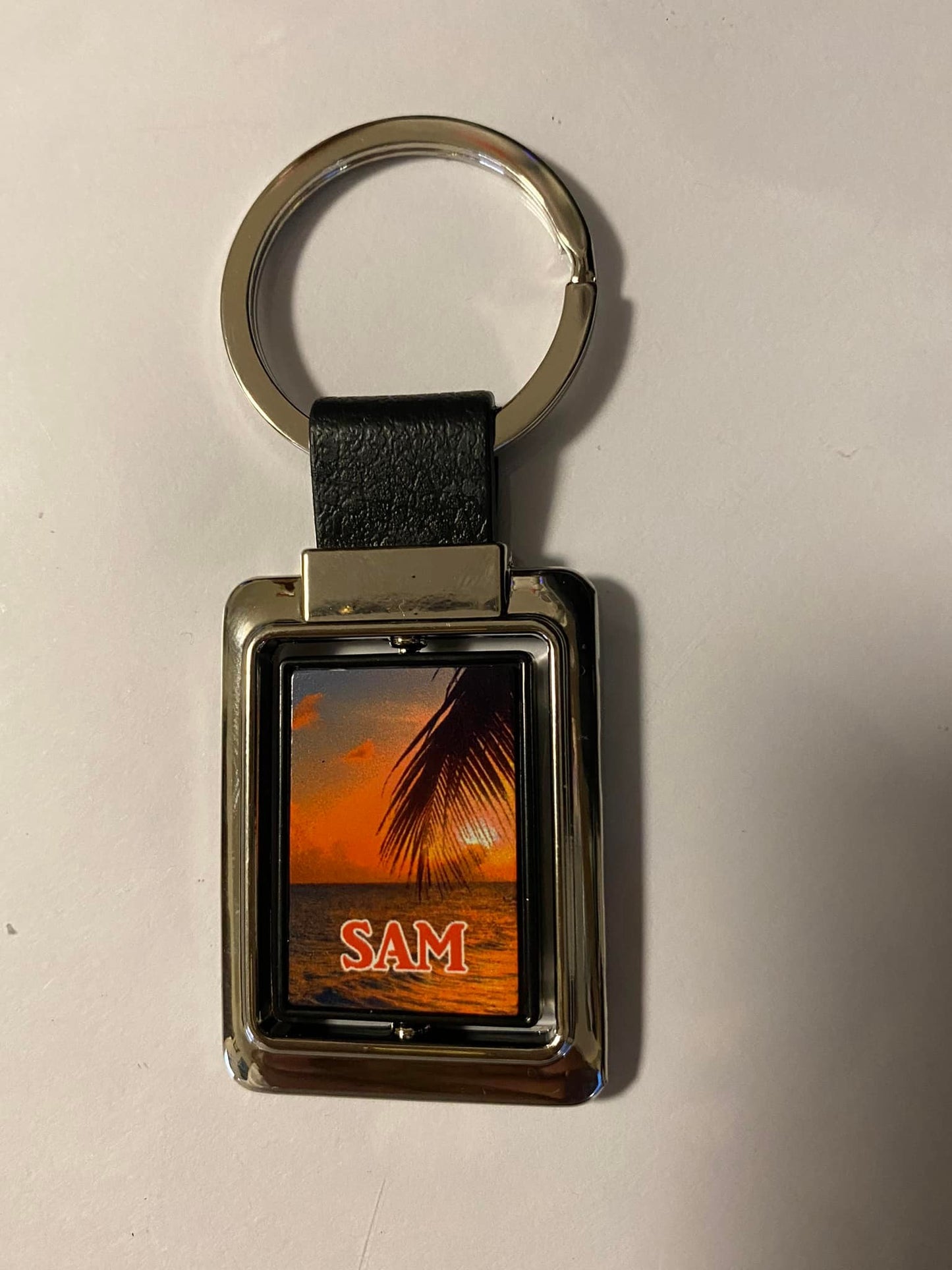 Key rings: Rectangular Metal shape