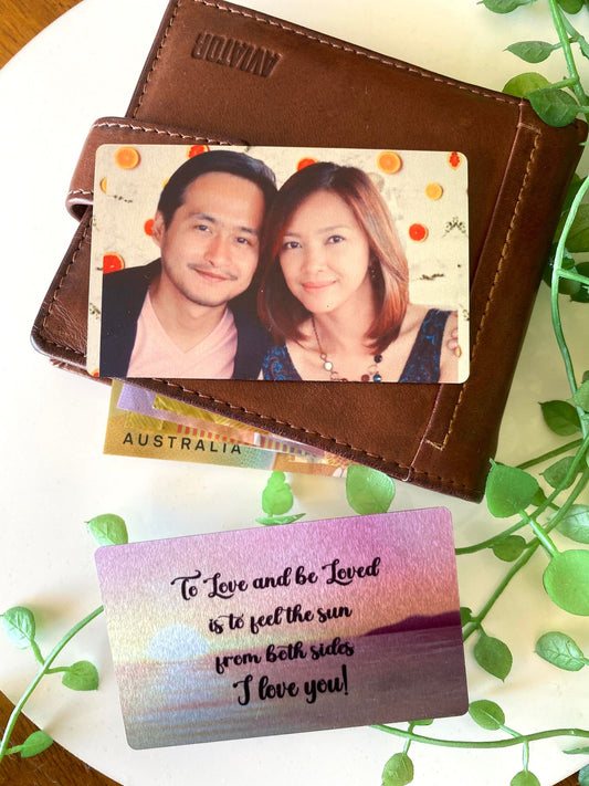 Photo Wallet-Card (BACK to BACK print)