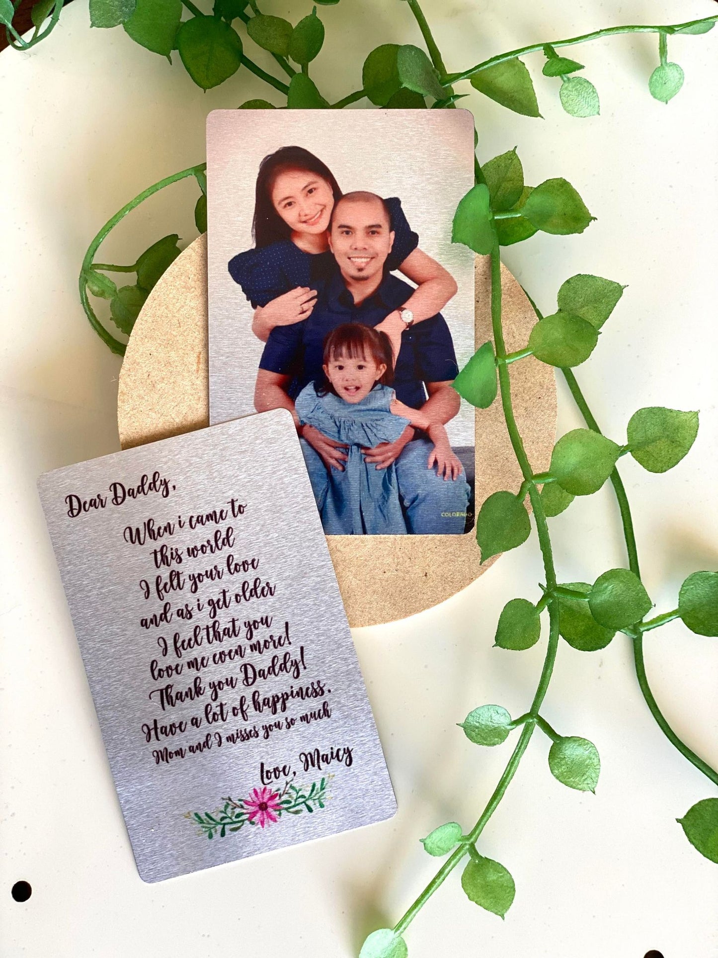 Photo Wallet-Card (BACK to BACK print)
