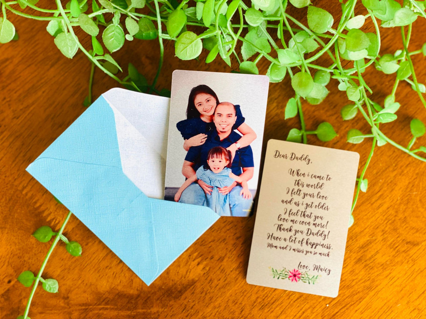 Photo Wallet-Card (BACK to BACK print)