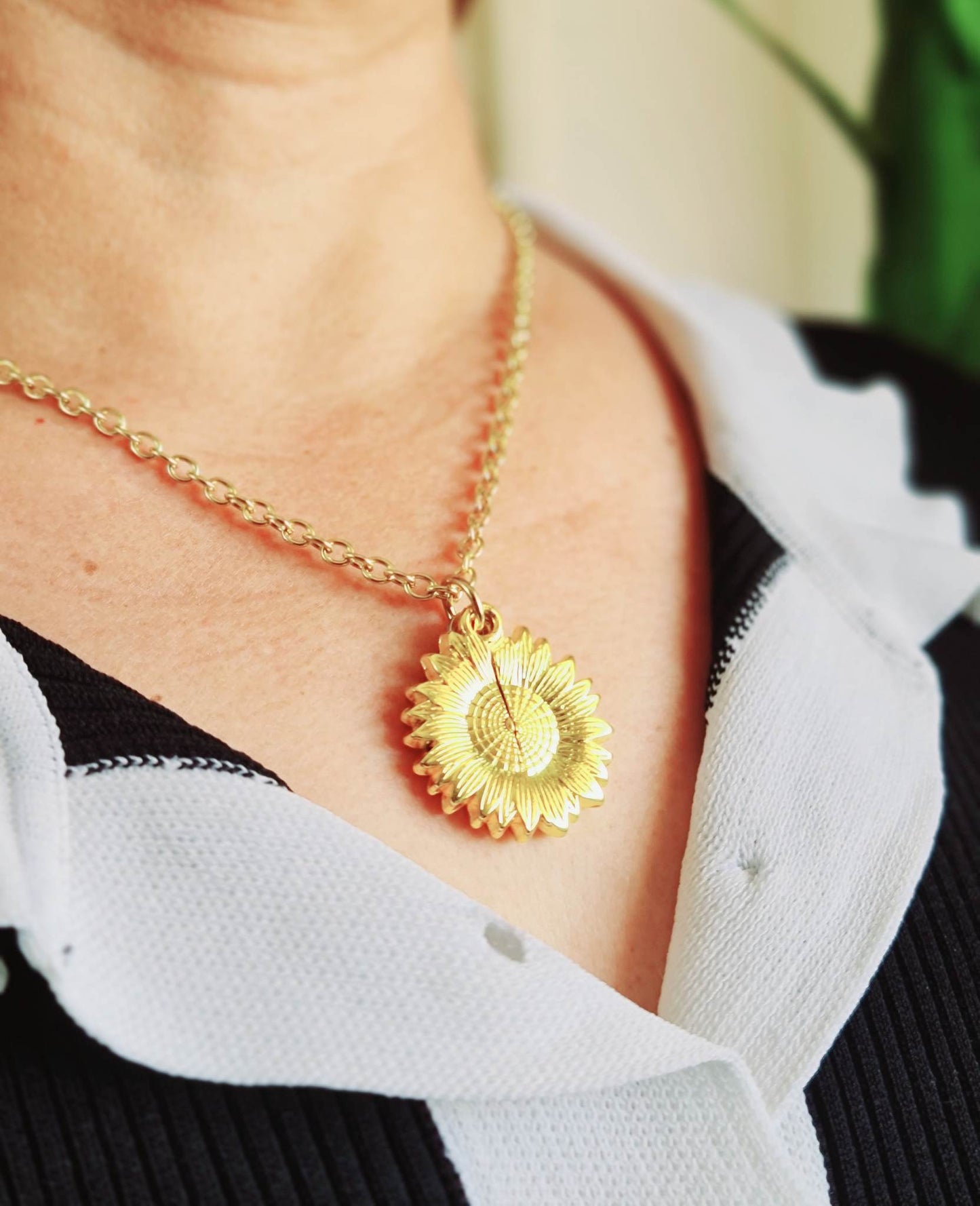 Sunflower Necklace