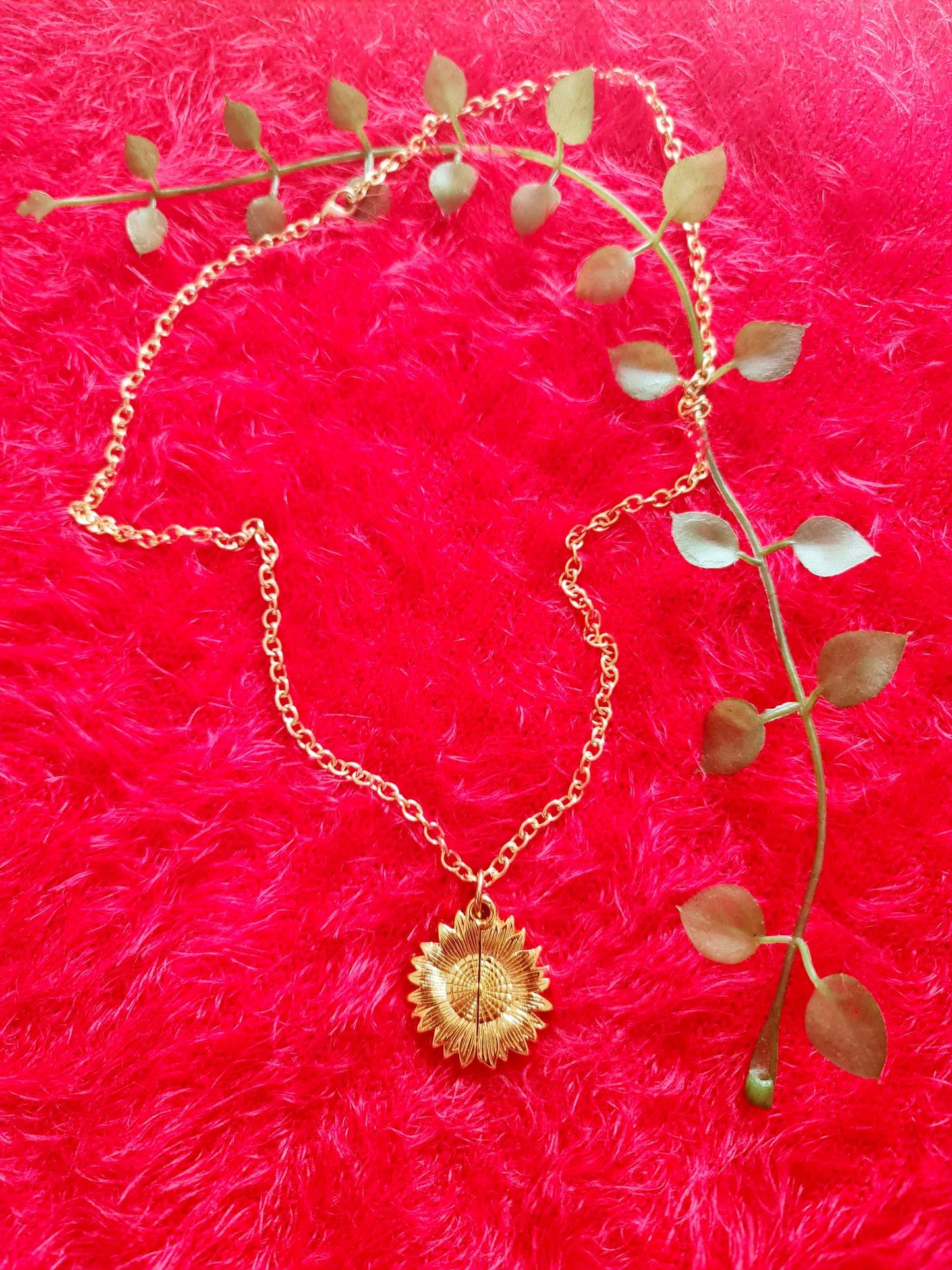 Sunflower Necklace
