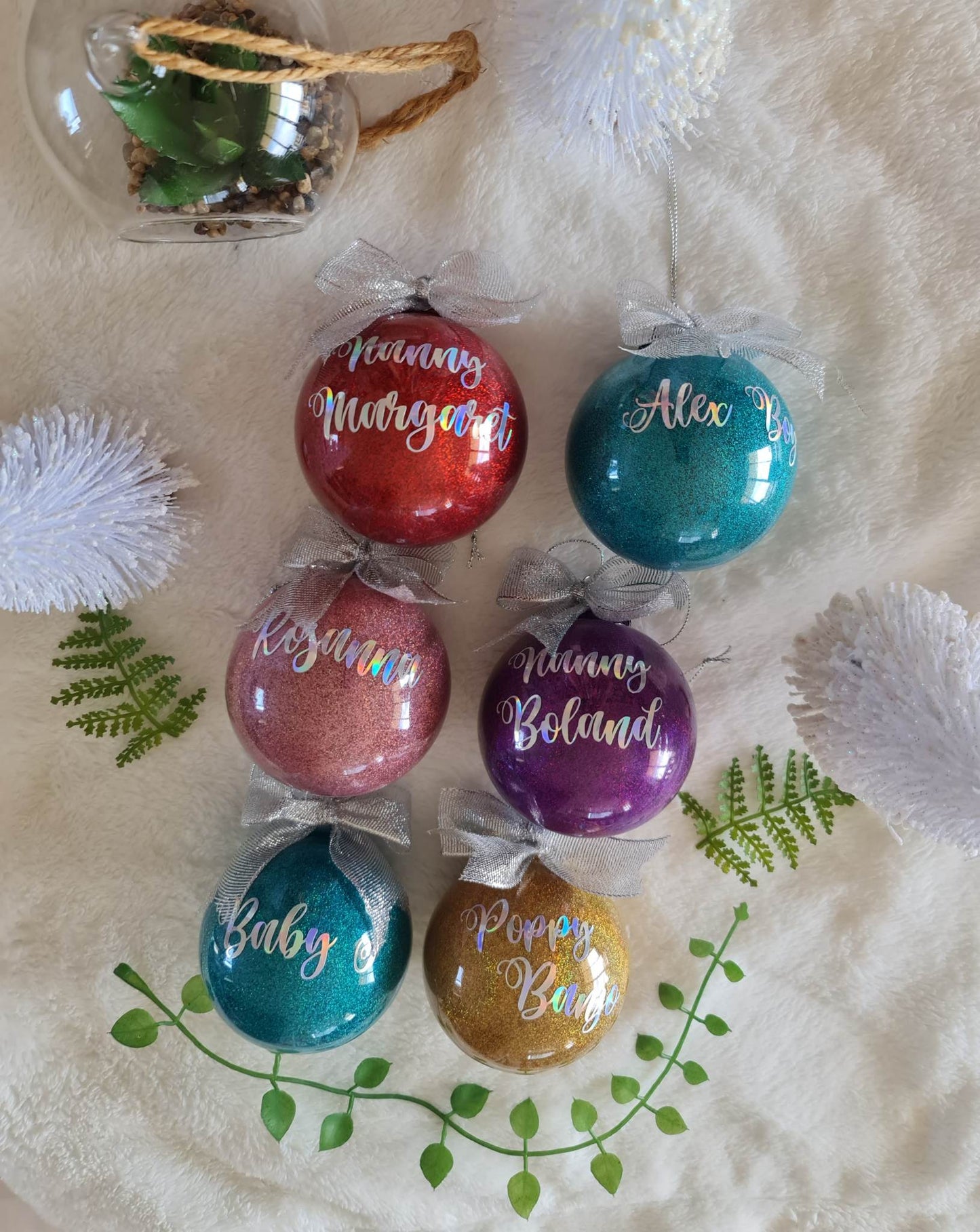 Christmas -Glitter- Baubles