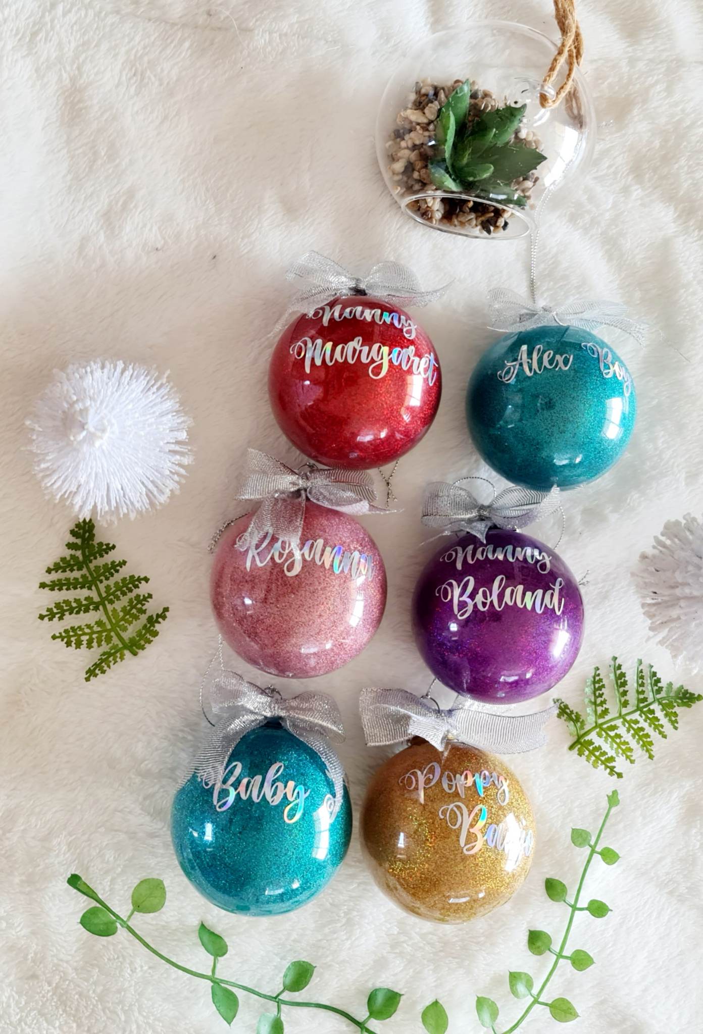 Christmas -Glitter- Baubles