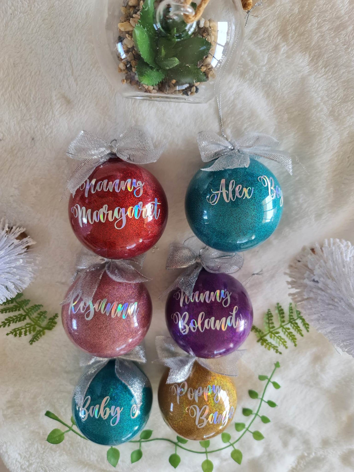 Christmas -Glitter- Baubles