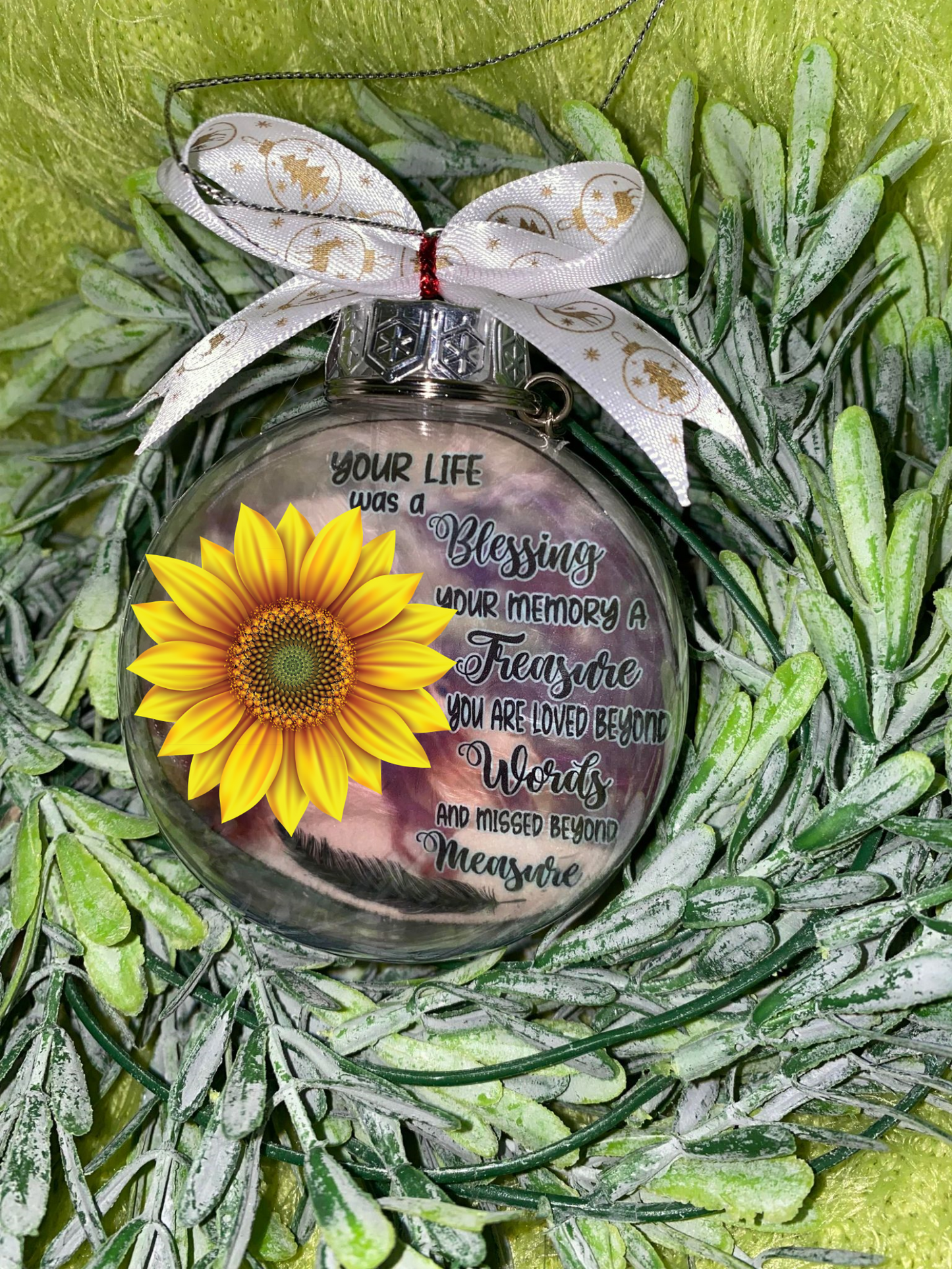 Christmas PHOTO Memorial Baubles