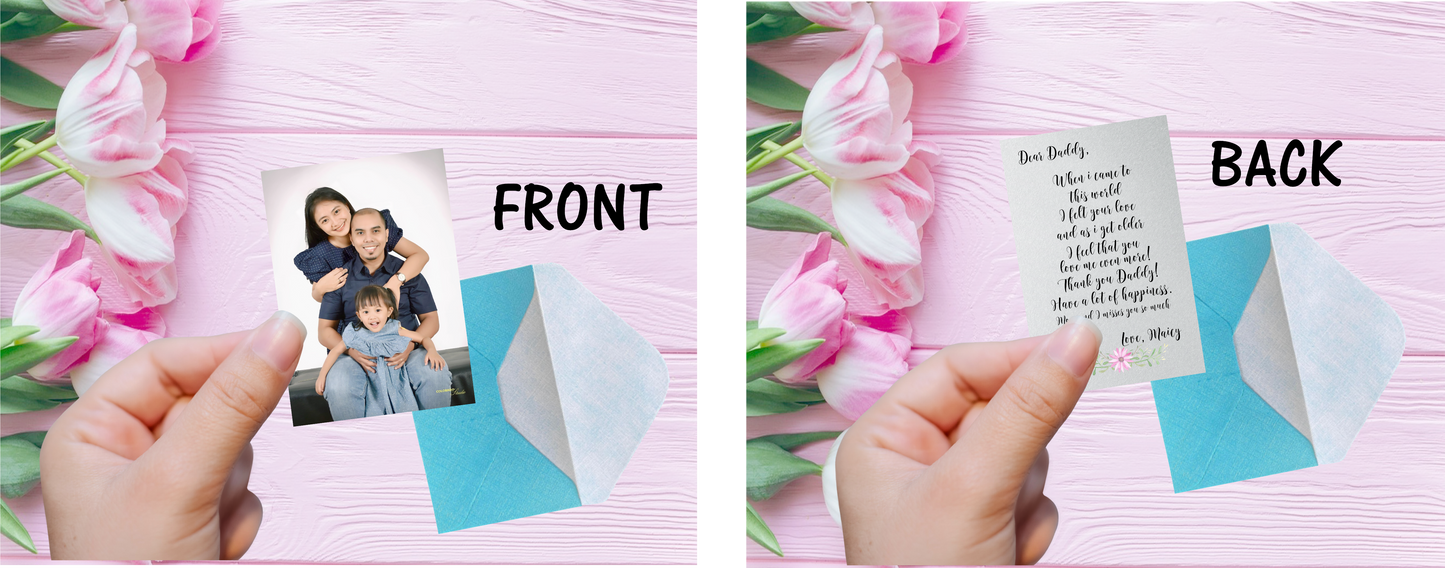 Photo Wallet-Card (BACK to BACK print)