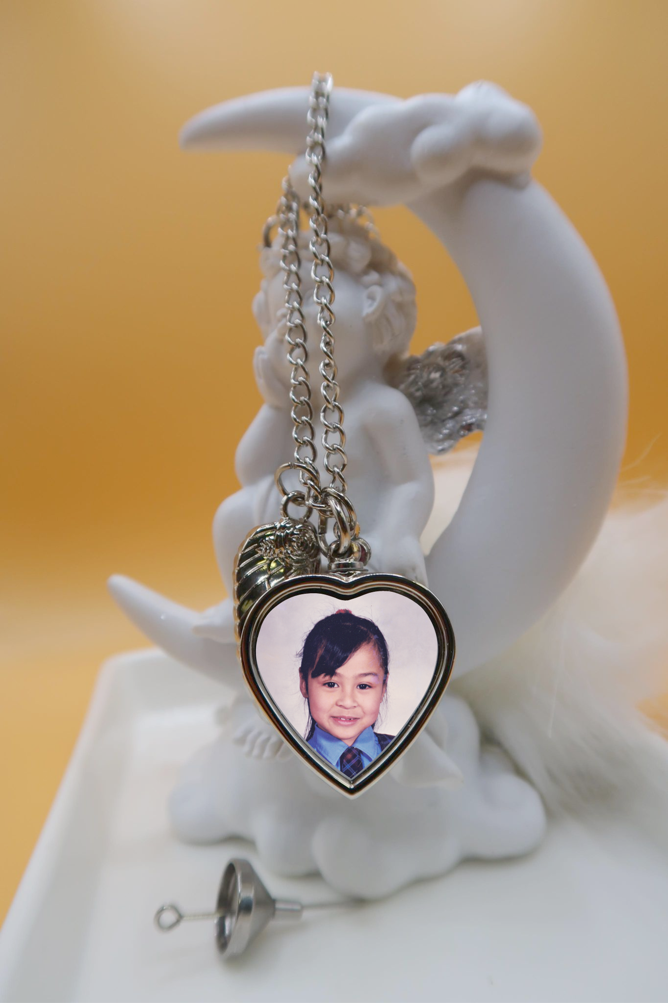 Memorial Ashes keepsake Necklace